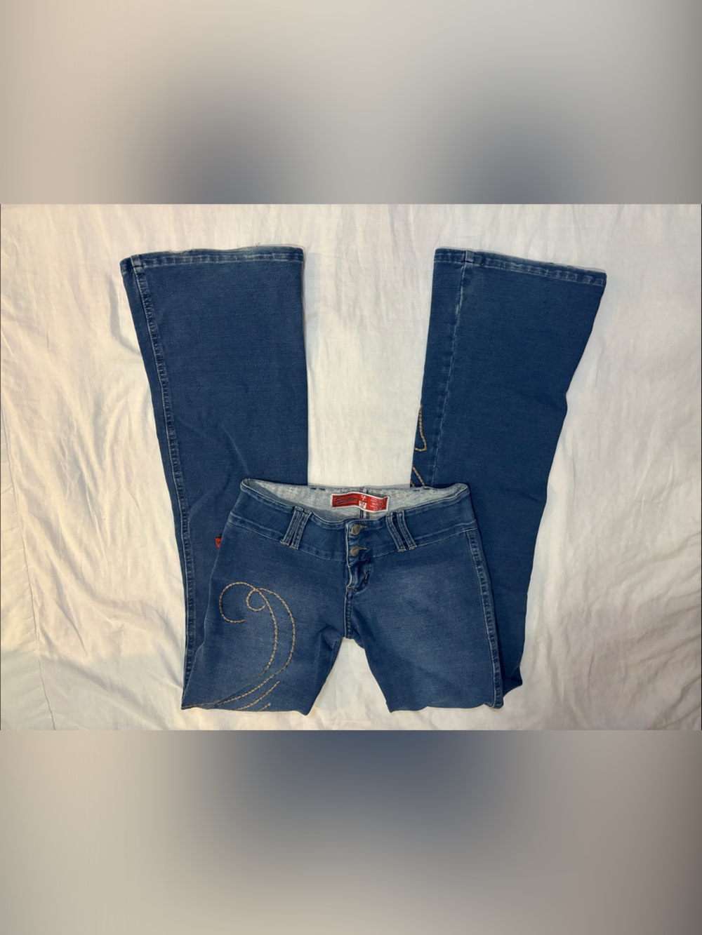 Unique Vintage Lowrise Flared Jeans